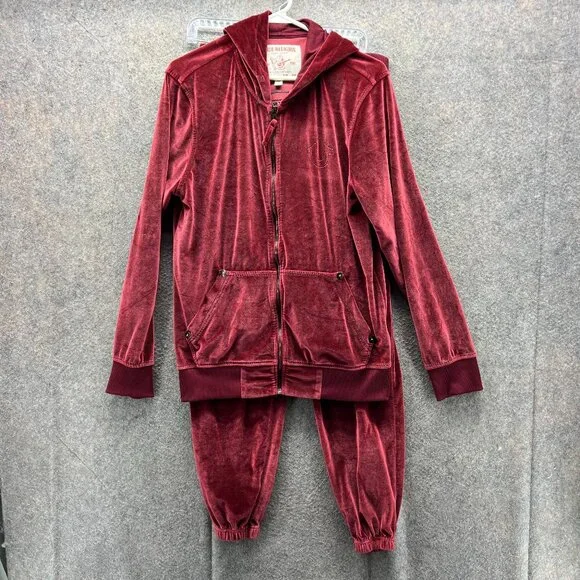 Clothing True Religion Burgundy Hoodie True Religion Pants